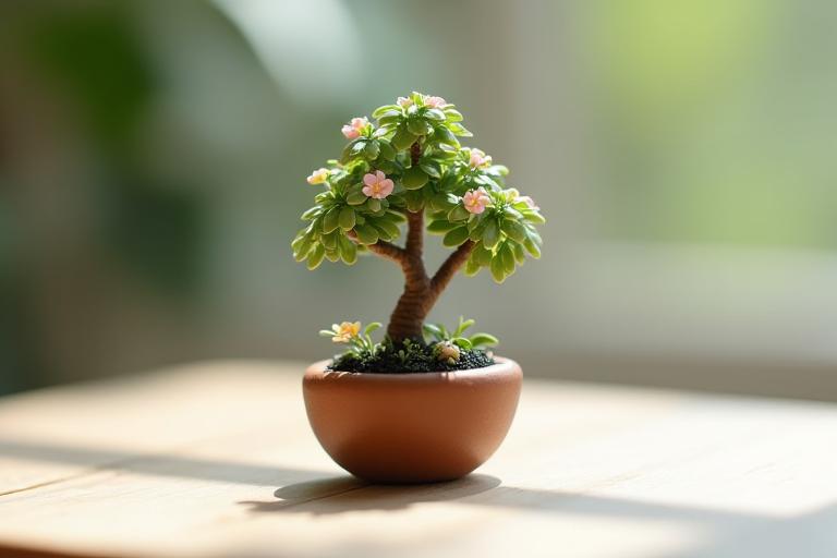 ミニ盆栽風置物